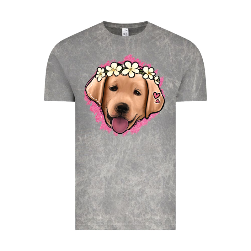 Jack Russel Floral Kopyası Vintage Tee by Jasminsmagicworld | Teevron