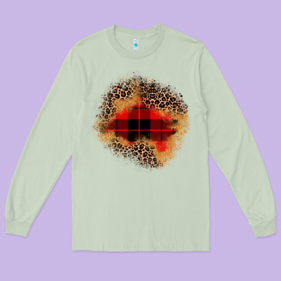 Christmas Patch Long Sleeve Tee Designed By Jahusdesignshop