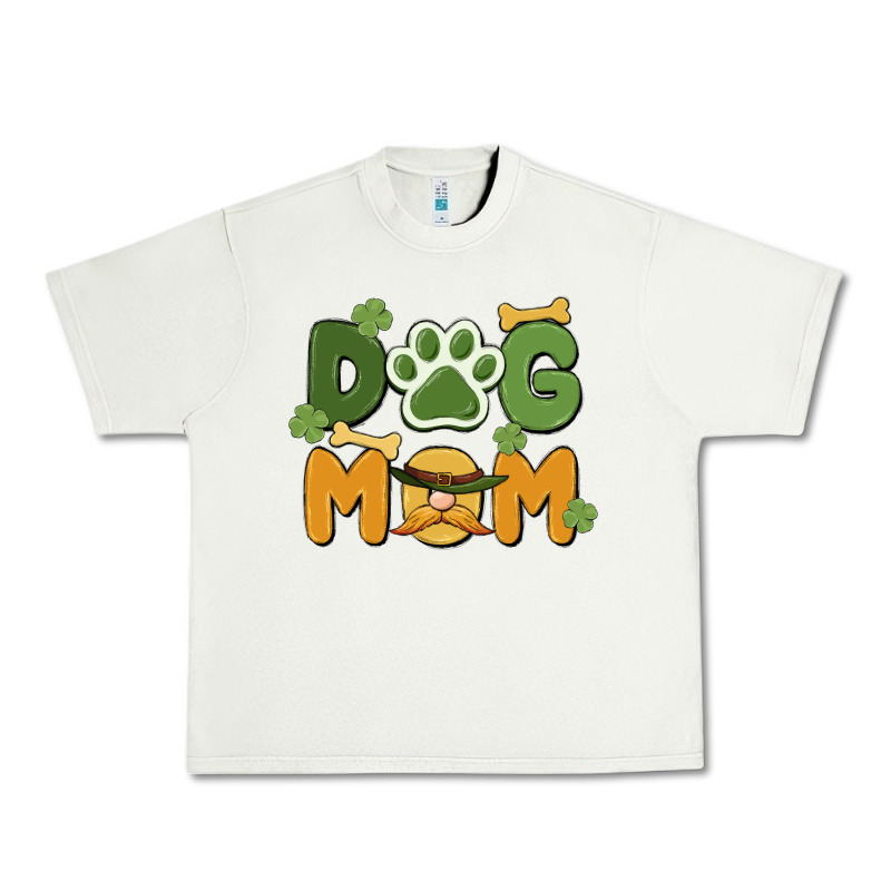 St. Patricks Day Dog Mom Urban Heavy Tee by MaliasSmallBusiness | Teevron