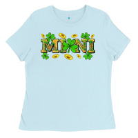 Baby Blue St. Patricks Day mini Ladies Tee - Neo Western