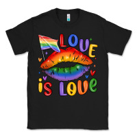 Black love is love lips Classic Tee - MaliasSmallBusiness