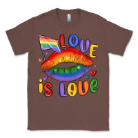 Chestnut love is love lips Classic Tee - MaliasSmallBusiness