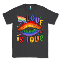 Smoke love is love lips Classic Tee - MaliasSmallBusiness