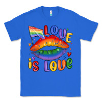 True Royal love is love lips Classic Tee - MaliasSmallBusiness