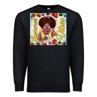 Black summer vibes afro kid Premium Sweatshirt - TumblerDesignByShophia