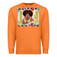 Carrot summer vibes afro kid Premium Sweatshirt - TumblerDesignByShophia