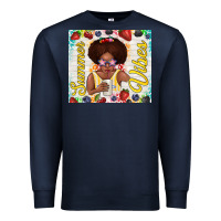 Navy summer vibes afro kid Premium Sweatshirt - TumblerDesignByShophia