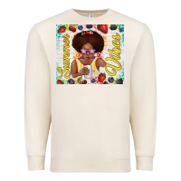 Sandshell summer vibes afro kid Premium Sweatshirt - TumblerDesignByShophia