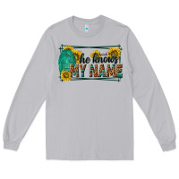 Moon Dust he knows my name isaiah 43 1 Long Sleeve Tee - NancyCooperArtShop