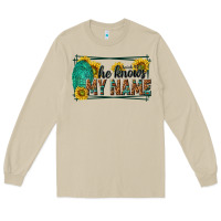 Mushroom he knows my name isaiah 43 1 Long Sleeve Tee - NancyCooperArtShop