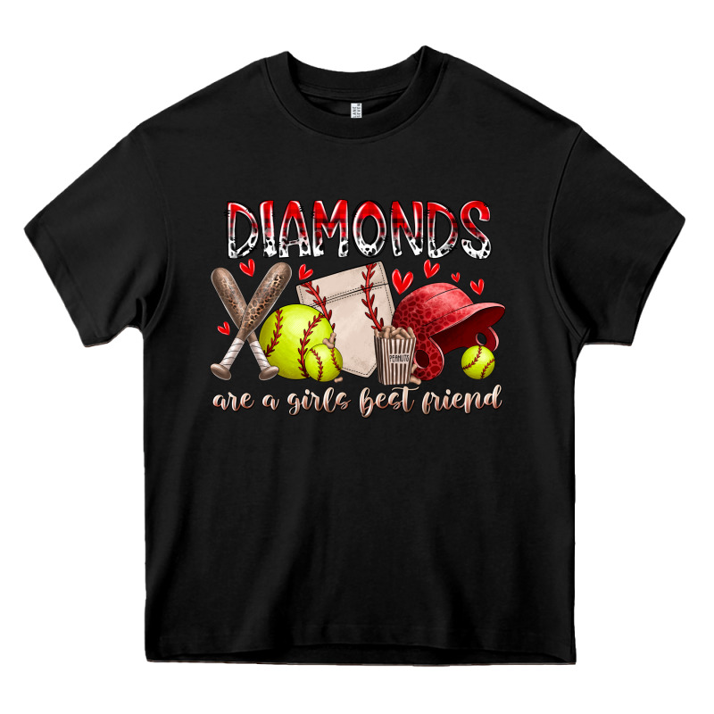 Diamonds Are A Girls Best Friends Heavy Core Tee by RacoonDesign | Teevron