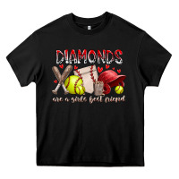Black diamonds are a girls best friends Heavy Core Tee - RacoonDesign