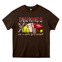 Chocolate Brown diamonds are a girls best friends Heavy Core Tee - RacoonDesign