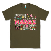 Army Green ella es mama Classic Tee - JahusDesignShop