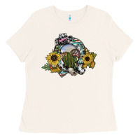 Bone western horseshoe Ladies Tee - SublimationCraftShop