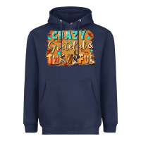 Navy Crazy grateful and thankful Heavyweight Hoodie - NancyCooperArtShop