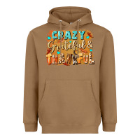 Toasted Coconut Crazy grateful and thankful Heavyweight Hoodie - NancyCooperArtShop