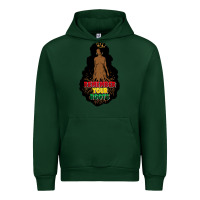 Forest Green Remember your roots Urban Hoodie - FaDigitalArtStudio
