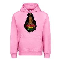 Fuchsia Pink Remember your roots Urban Hoodie - FaDigitalArtStudio