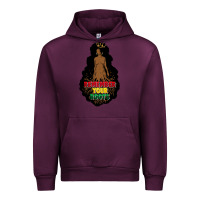 Mauve Wine Remember your roots Urban Hoodie - FaDigitalArtStudio
