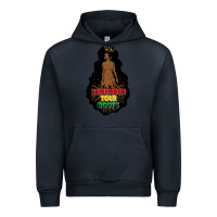 Navy Remember your roots Urban Hoodie - FaDigitalArtStudio