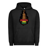 Pigment Black Remember your roots Urban Hoodie - FaDigitalArtStudio