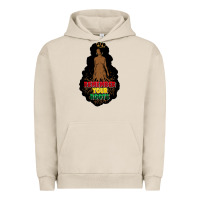 Pigment French Oak Remember your roots Urban Hoodie - FaDigitalArtStudio