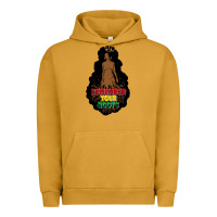 Pigment Peanut Butter Remember your roots Urban Hoodie - FaDigitalArtStudio