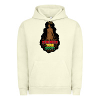 Pigment Pistachio Remember your roots Urban Hoodie - FaDigitalArtStudio