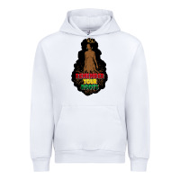 White Remember your roots Urban Hoodie - FaDigitalArtStudio