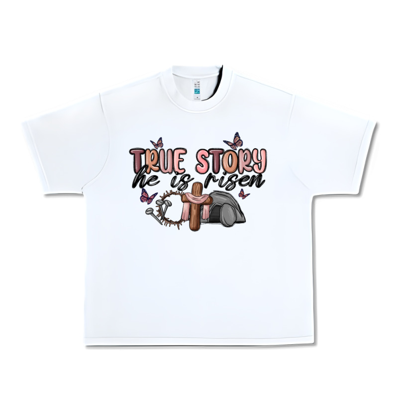 True Story He Is Risen Urban Heavy Tee by MaliasSmallBusiness | Teevron