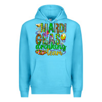 Ocean Blue Mardi Gras drinking team Premium Hoodie - HowdyJamesFarm