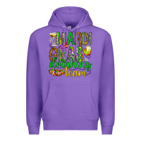Purple Mardi Gras drinking team Premium Hoodie - HowdyJamesFarm