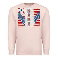Pale Pink mama usa Premium Sweatshirt - TumblerDesignByShophia