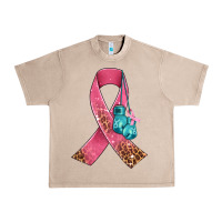 French Oak cancer ribbon and boxing gloves Urban Heavy Tee - AdoDesignShop
