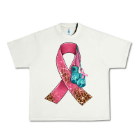 Pistachio cancer ribbon and boxing gloves Urban Heavy Tee - AdoDesignShop