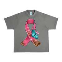 Tornado cancer ribbon and boxing gloves Urban Heavy Tee - AdoDesignShop