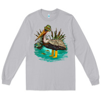 Moon Dust fishing pelican camp Long Sleeve Tee - NancyCooperArtShop