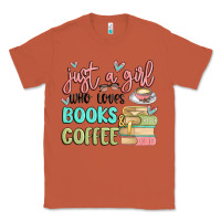 Copper just a girl who loves books and coffee Classic Tee - MaliasSmallBusiness