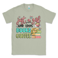 Matcha just a girl who loves books and coffee Classic Tee - MaliasSmallBusiness