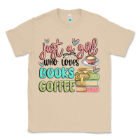 Mushroom just a girl who loves books and coffee Classic Tee - MaliasSmallBusiness
