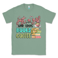 Sage just a girl who loves books and coffee Classic Tee - MaliasSmallBusiness