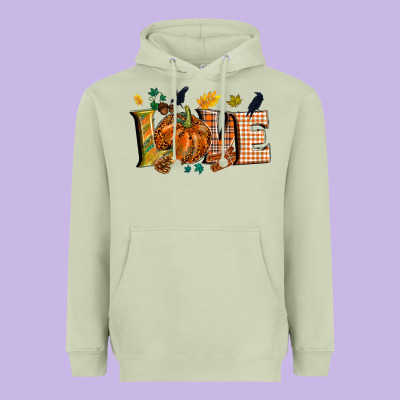 Fall Love Heavyweight Hoodie Designed By Nancycooperartshop