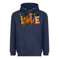 Navy Fall love Heavyweight Hoodie - NancyCooperArtShop