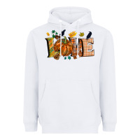 White Fall love Heavyweight Hoodie - NancyCooperArtShop