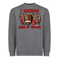 Storm i tackled 100 days of school Heavyweight Sweatshirt - MaliasSmallBusiness