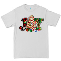 Dove Grey joy with christmas tree cake ado Premium Tee - AdoDesignShop