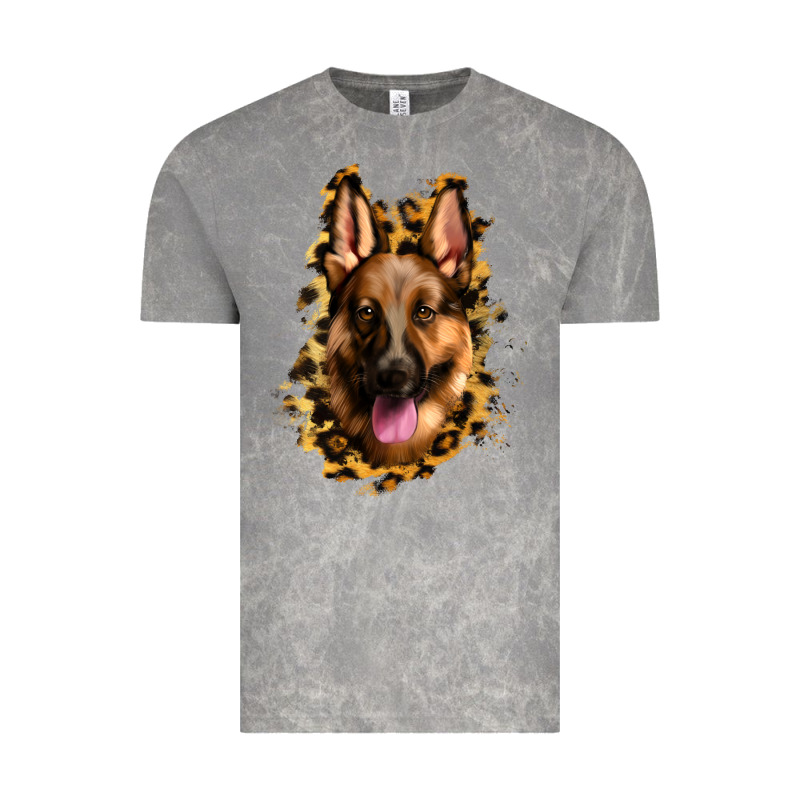 German Shepherd Leopard Background Vintage Tee by Jasminsmagicworld | Teevron