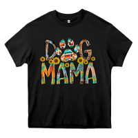Black dog mama Heavy Core Tee - RacoonDesign