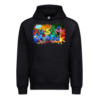 Black Au-some dad Autism Urban Hoodie - FaDigitalArtStudio